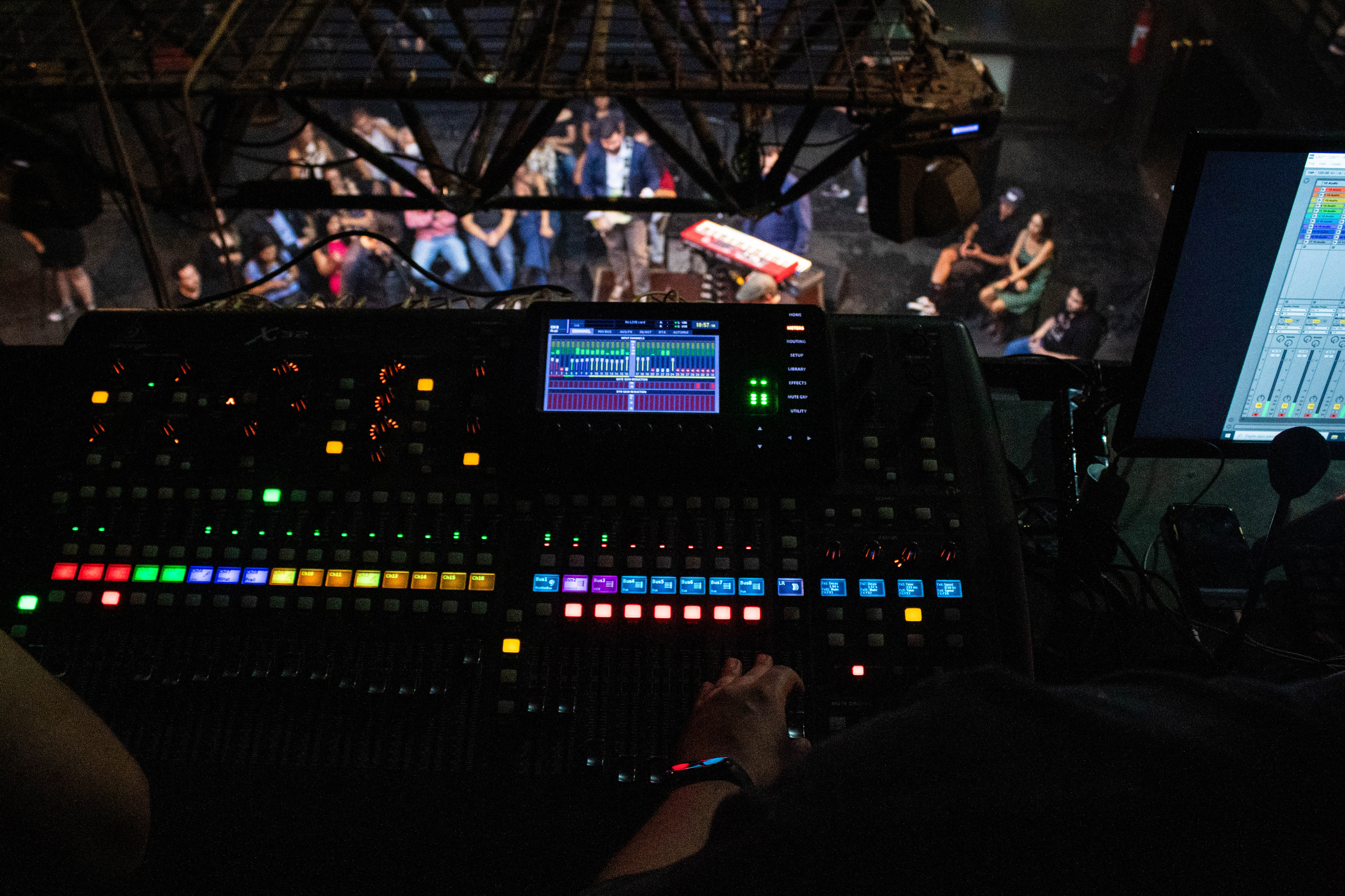 Sonorização para show ao vivo